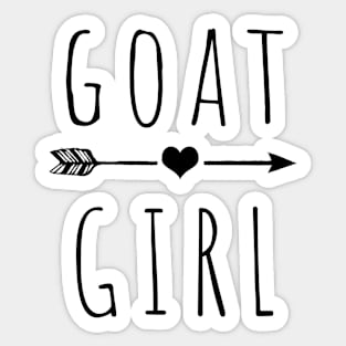 Goat Girl I Love Goats Shirt Mug Stickers Gifts Sticker